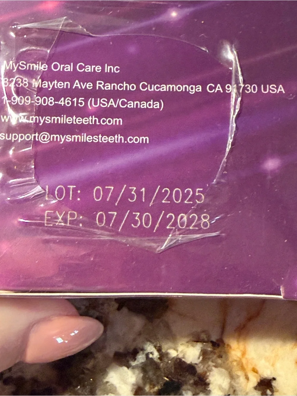 PAP+ Teeth Whitening Purple Powder - Purple